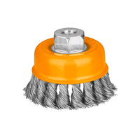 INGCO SPAZZOLA A TAZZA CON MAZZETTI RITORTI