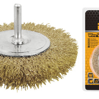 INGCO SPAZZOLA CIRCOLARE CON FILO ONDULATO E GAMBO