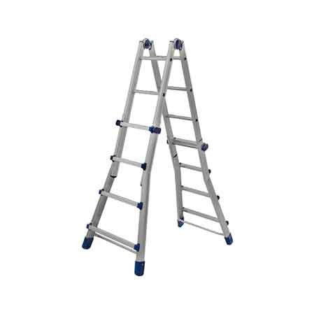 SCALA MULTIUSO 'BRIKO BLU' 3+3 gradini