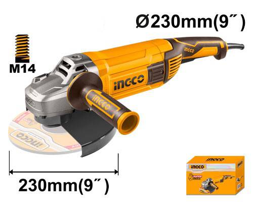 INGCO SMERIGLIATRICE ANGOLARE 230MM 2400W