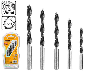 INGCO SET 5 PUNTE TRAPANO PER LEGNO
