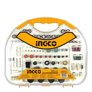 INGCO SET 250 ACCESSORI PER MINI GRINDER- MINI SMERIGLIATRICE A STELO