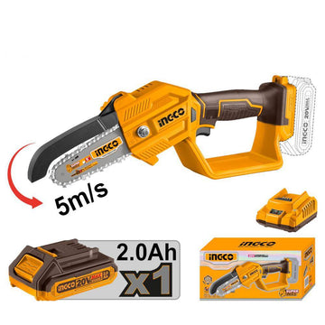 INGCO ELETTROSEGA A BATTERIA 20V  2Ah