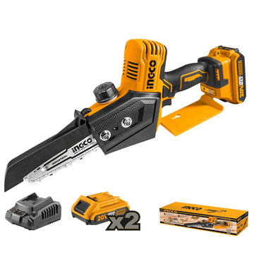 INGCO MINI ELETTROSEGA 20V 6" CON 2 BATTERIE