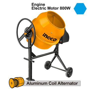 INGCO BETONIERA ELETTRICA 180L 0.8KW
