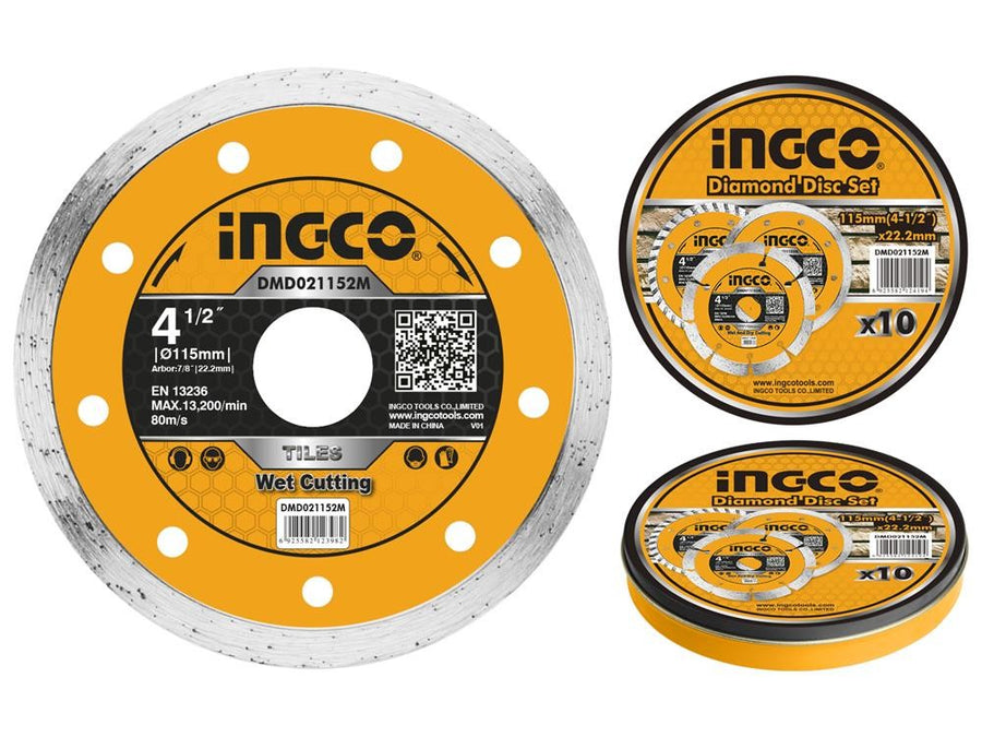 INGCO DISCO DIAMANTATO 115MM A UMIDO