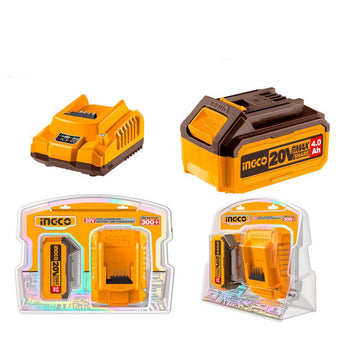 INGCO KIT BATTERIA + CARICABATTERIE 4Ah