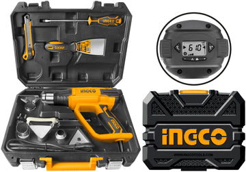 INGCO TERMOSOFFIATORE PRO 2000W IN VALIGETTA CON ACCESSORI