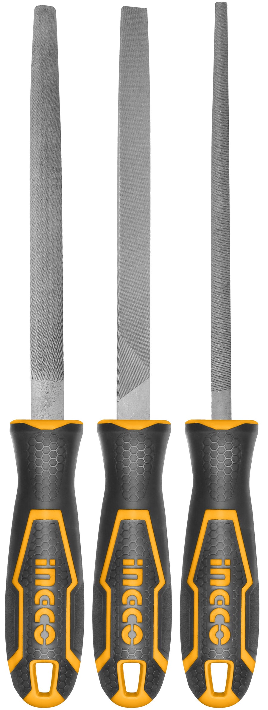 INGCO SET 3 LIME PER ACCIAIO