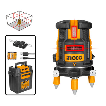 INGCO LIVELLA LASER AUTOREGOLABILE 0-30M (RAGGIO ROSSO)
