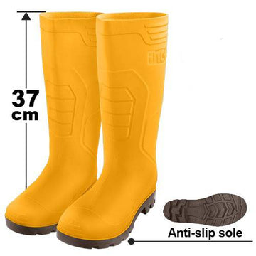 INGCO STIVALI PVC GIALLI DA PIOGGIA