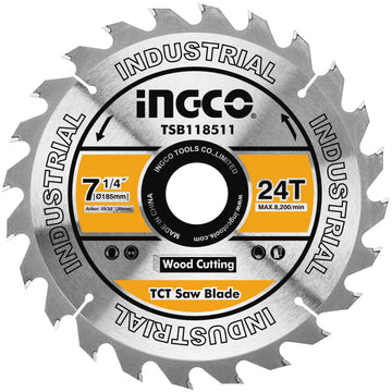 INGCO DISCO RICAMBIO SEGA CIRCOLARE 185MM-24 DENTI