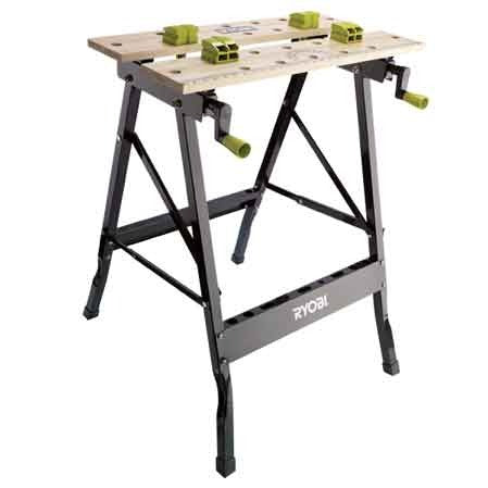 PIANO DA LAVORO PIEGHEVOLE 'RWB01' RYOBI mm 605x120x180 - Portata 100 Kg